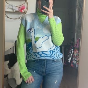 House of sunny swan vest